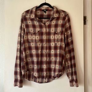 Rare PAIGE Western Women’s Flannel Shirt - Size M